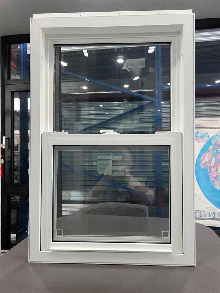 Custom Size UPVC Double Hung Windows For Reliable Replacement factory