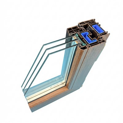 L-Aqwa Twieqi UPVC Triple Glazed Għal Kesħa Estrema